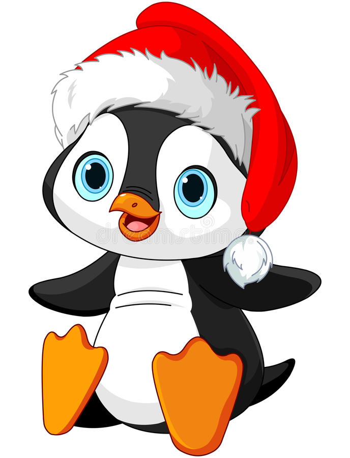 Pingouin De Noël Illustration De Vecteur. Image Du Dessin tout Dessins De Pingouins