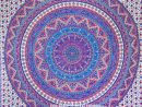 Pink Purple Kerala Mandala Psychedelic Bohemian Wall tout Mandala