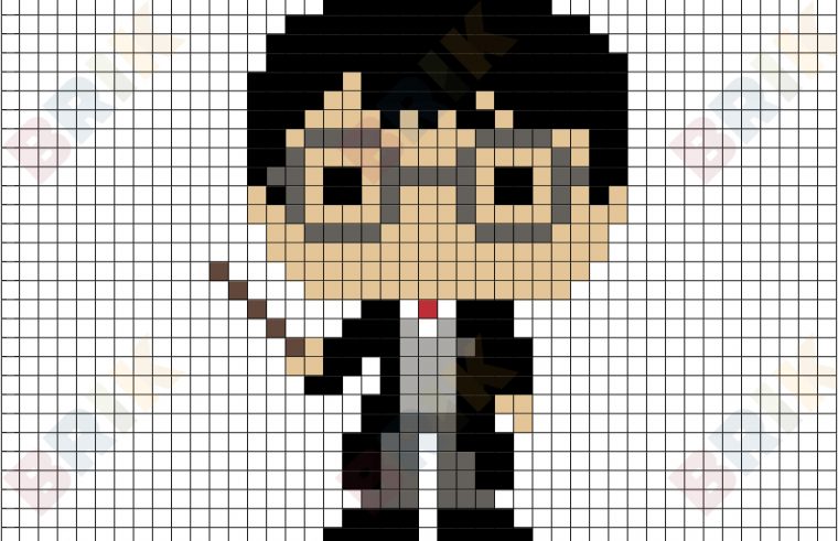 Pixel Art Harry Potter À Imprimer : +31 Idées Et Designs encequiconcerne Pantins Articulés À Imprimer