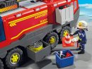 Playmobil Camion De Pompiers Avec Sons Et Lumieres De L tout Playmobil Camion Travaux