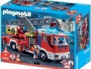 Playmobil Camion De Pompiers Grande Échelle (4820) Au serapportantà Camion Echelle Pompier