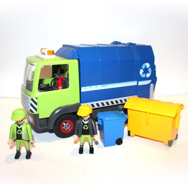 Playmobil Camion Poubelle Moderne – Vente De Playmobil concernant Playmobil Camion Travaux