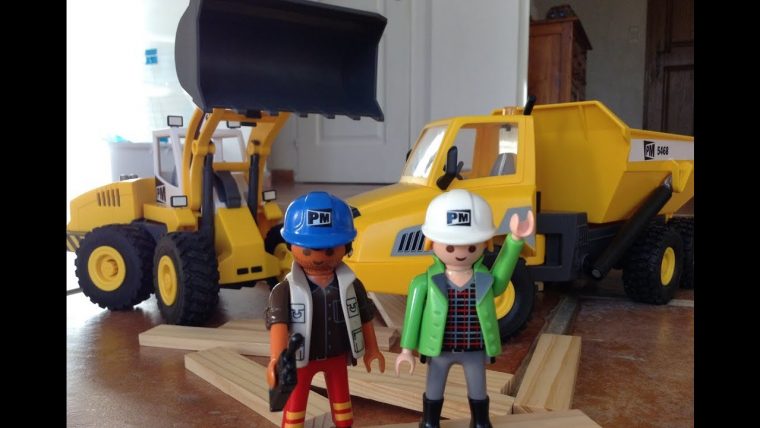 Playmobil Chantier Travaux City Action – pour Playmobil Camion Travaux