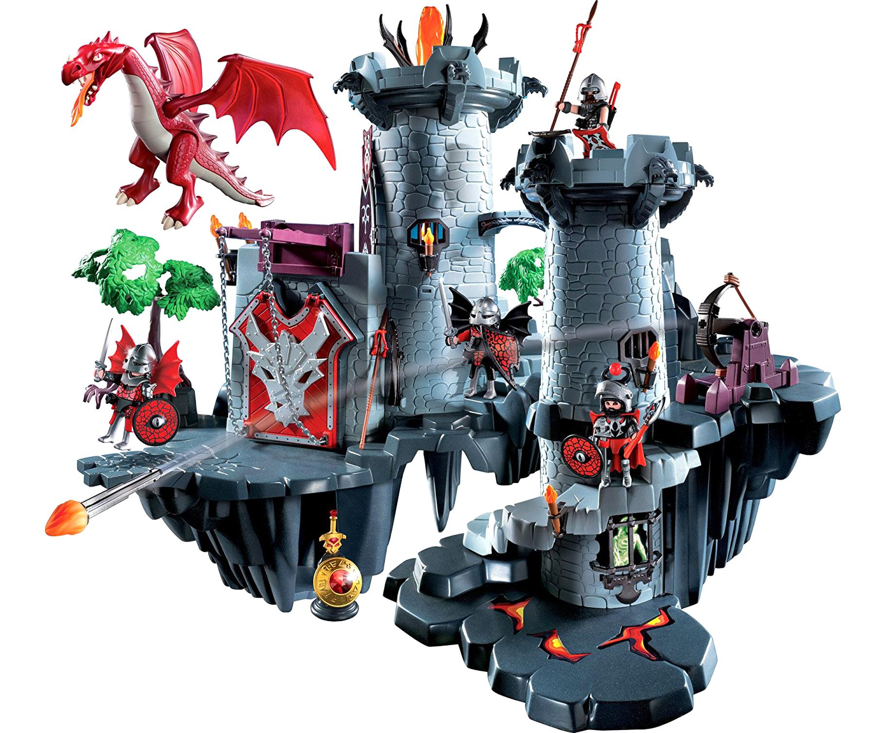 Playmobil Chevalier Dragon Rouge : La Mayor Selección De destiné Chateau Chevalier Playmobil 