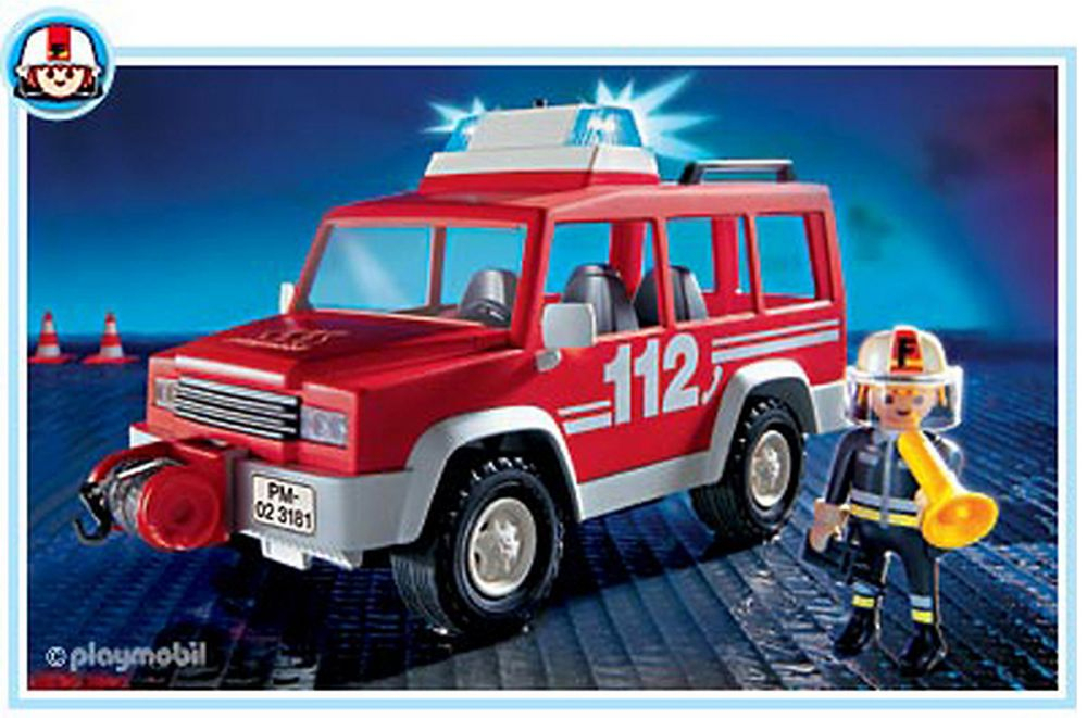 Playmobil City Action 3181 Pas Cher - Pompiervéhicule D dedans Playmobil Voiture Pompier 