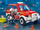 Playmobil City Action 4822 Pas Cher - Voiture De Pompier pour Voiture Pompier Playmobil