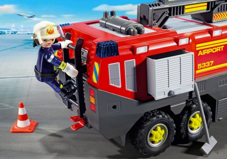 Playmobil City Action 5337 Pas Cher – Pompiers Avec encequiconcerne Playmobil Voiture Pompier