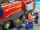 Playmobil City Action Pompiers Avec Véhicule Aéroportuaire dedans Playmobil Voiture Pompier