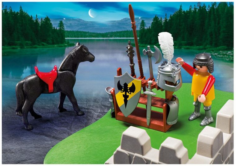 Playmobil Knights 5168 Pas Cher – Compactset Tournoi Des avec Playmobil Chevalier