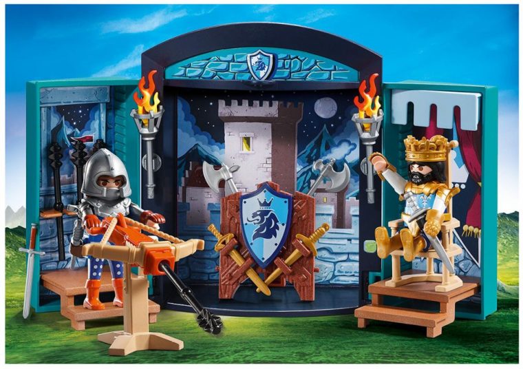 Playmobil Knights 5659 Pas Cher – Coffret De Chevaliers à Playmobil Chevalier