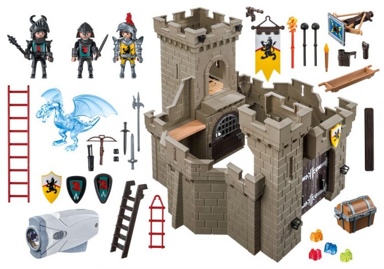 Playmobil Knights 9240 Pas Cher – Forteresse Des intérieur Chateau Chevalier Playmobil