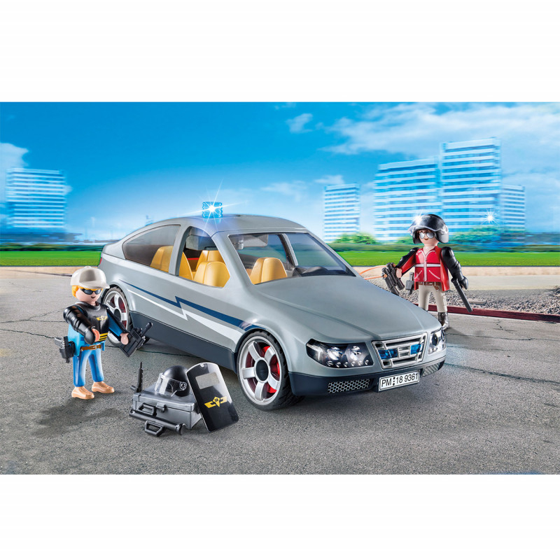 Playmobil - Playmobil® City Action 9361 Voiture Banalisée avec Jeux De Voiture De Policier