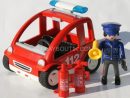 Playmobil Pompier - Capitaine Des Pompiers Et Voiture encequiconcerne Voiture Pompier Playmobil