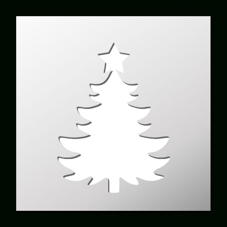 Pochoir Sapin De Noël  Sapin De Noel, Pochoir, Noel dedans Sapin De Noel Gratuit