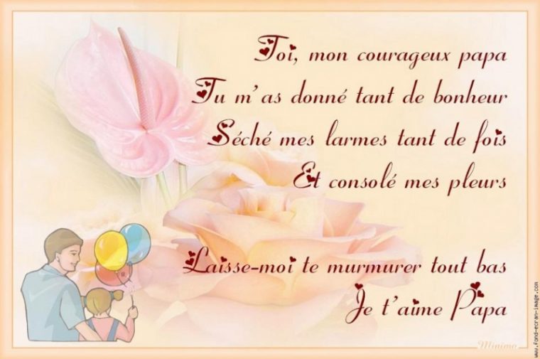 Poeme Anniversaire Papa à Bon Anniversaire Papa