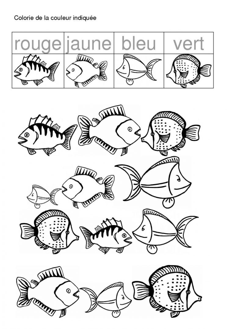 Poisson – Chez Camille  Poisson À Colorier, Coloriage encequiconcerne Dessiner Des Poissons