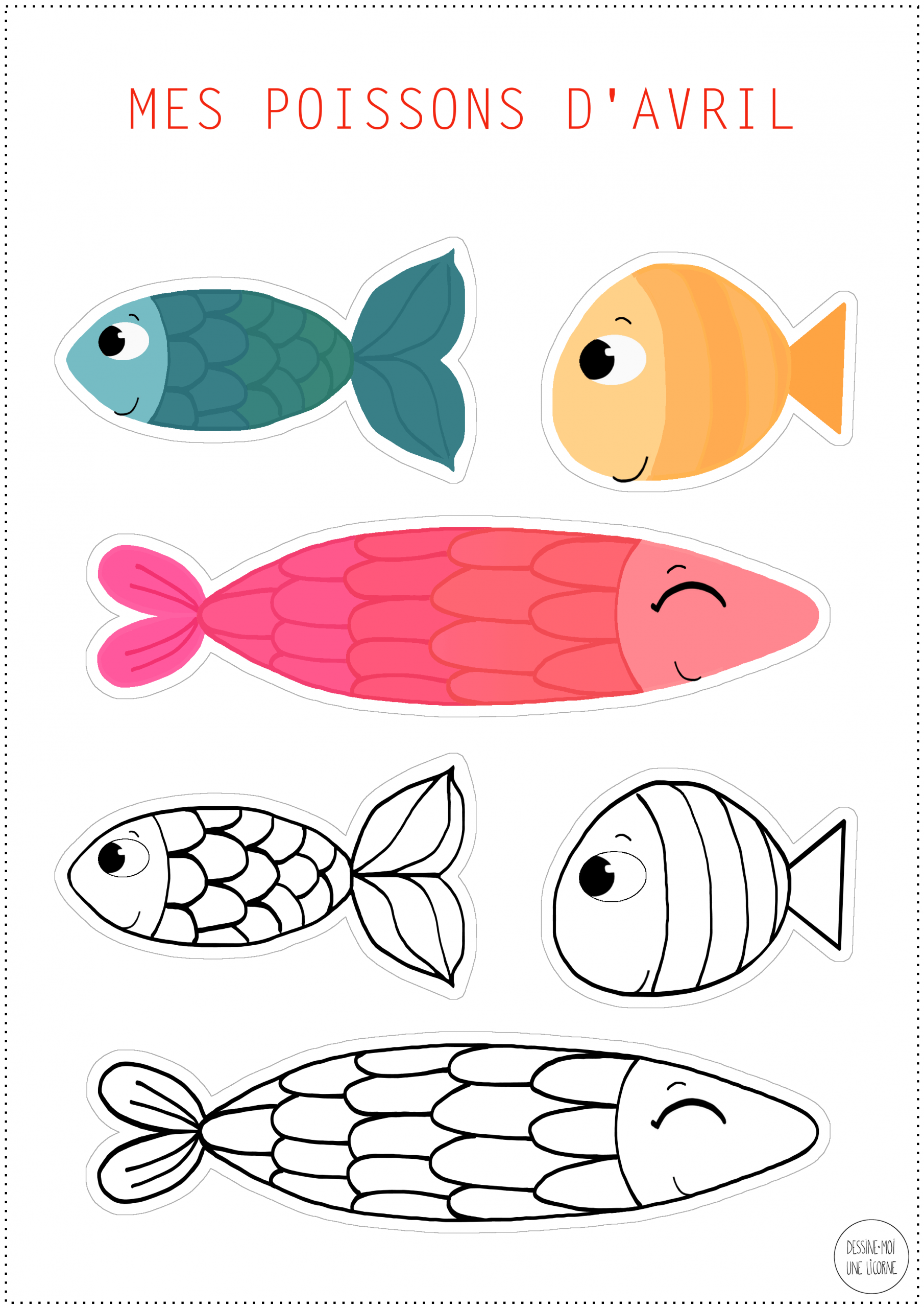 Poisson D&amp;#039;Avril : 5 Idées De Diy À Faire Avec Les Enfants tout Poisson D Avril Rigolo A Imprimer 