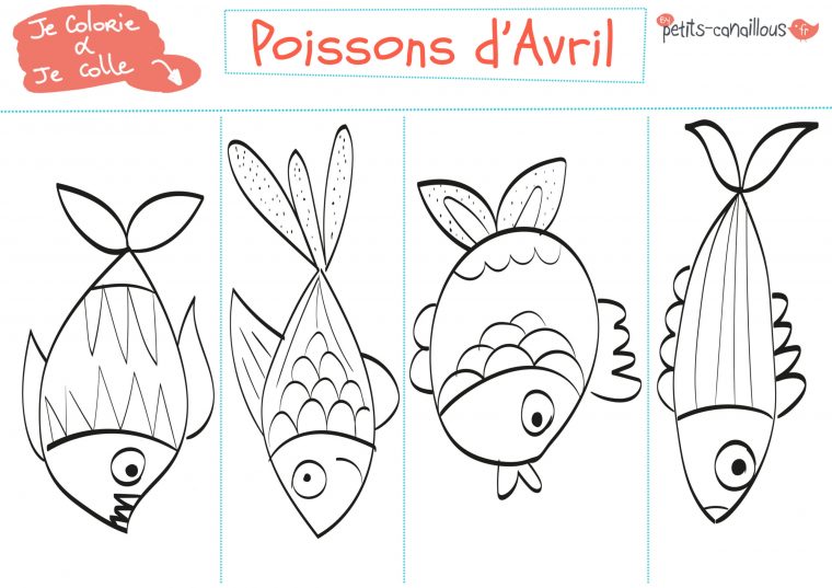 Poisson D'Avril À Colorier dedans Poisson D Avril Rigolo A Imprimer