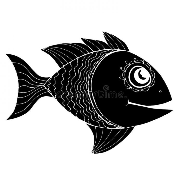 Poissons Stylises Stock Illustrations, Vecteurs, & Clipart tout Dessins Poissons Stylisés