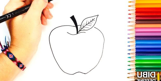 Pomme Dessin Facile Impressionnant Photos Ment Dessiner à Dessiner Une Pomme 