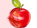 Pomme Rouge De Dessin Illustration De Vecteur encequiconcerne Pomme Dessin