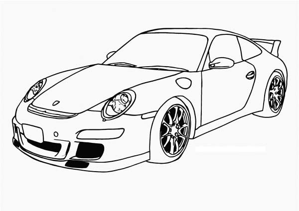 Porsche 911 Coloring Pages At Getcolorings  Free à Coloriage Porsche 