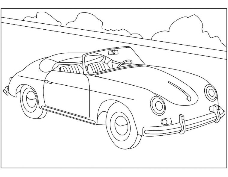 Porsche Coloring Pages To Download And Print For Free encequiconcerne Coloriage Porsche