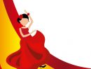 Premium Vector  Woman Dancing Flamenco Classic Icon Of serapportantà Flamenco Dessin