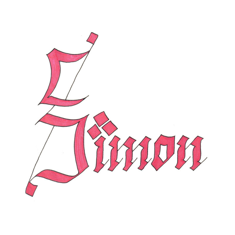 Prénom Ci : Simon - L&amp;#039;Association Emily Calligraphy avec Mon Prenom Com 