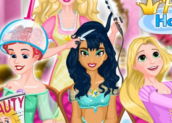 Princesses Chez Le Coiffeur Sur Jeux Fille Gratuit intérieur Jeu De Maitresse Gratuit Pour Fille 