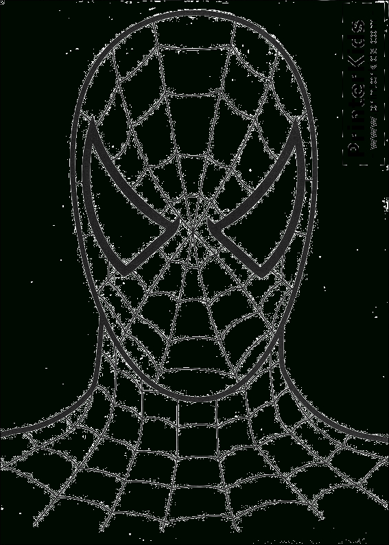Printable Spiderman Mask Spiderman Coloring Page - Baby Face concernant Coloriage Masque Spiderman