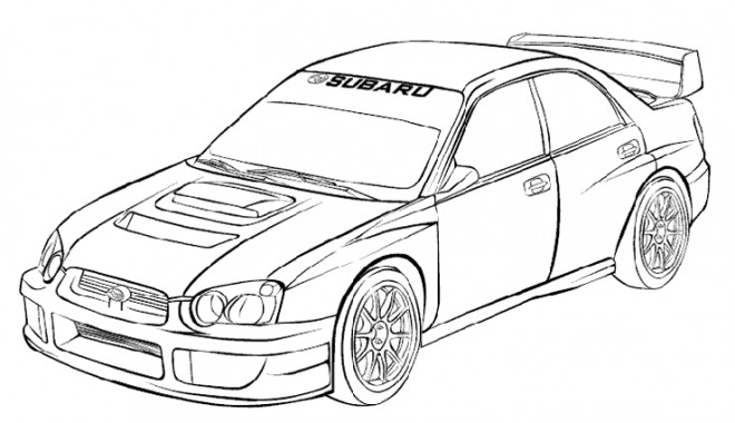 Rally Coloriage Voiture De Course - Coloriage - Voitures serapportantà Dessin Voiture De Rallye 