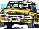 Renault 5 Turbo  Dessin Voiture, Voiture, Alpine Renault pour Dessin De Aloine