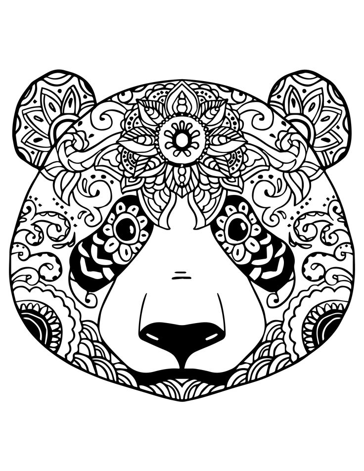 Résultat De Recherche D&amp;#039;Images Pour &amp;quot;Panda Mandala À destiné Images Animaux À Imprimer 