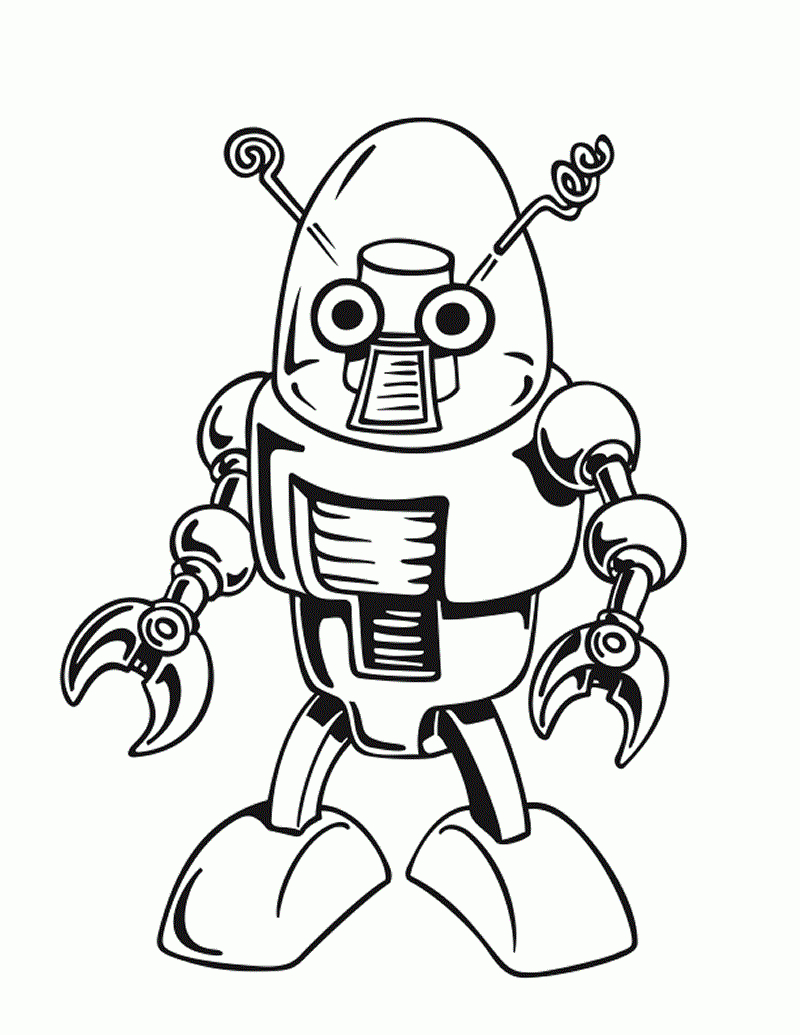 Robot Coloring Pages - Kidsuki tout Coloriage Robots 