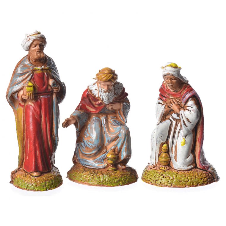 Rois Mages 3 Pièces 6 Cm Moranduzzo  Vente En Ligne Sur tout Cadeaux Rois Mages