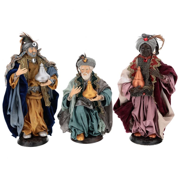 Rois Mages 30 Cm Crèche Napolitaine  Vente En Ligne Sur pour Cadeaux Rois Mages