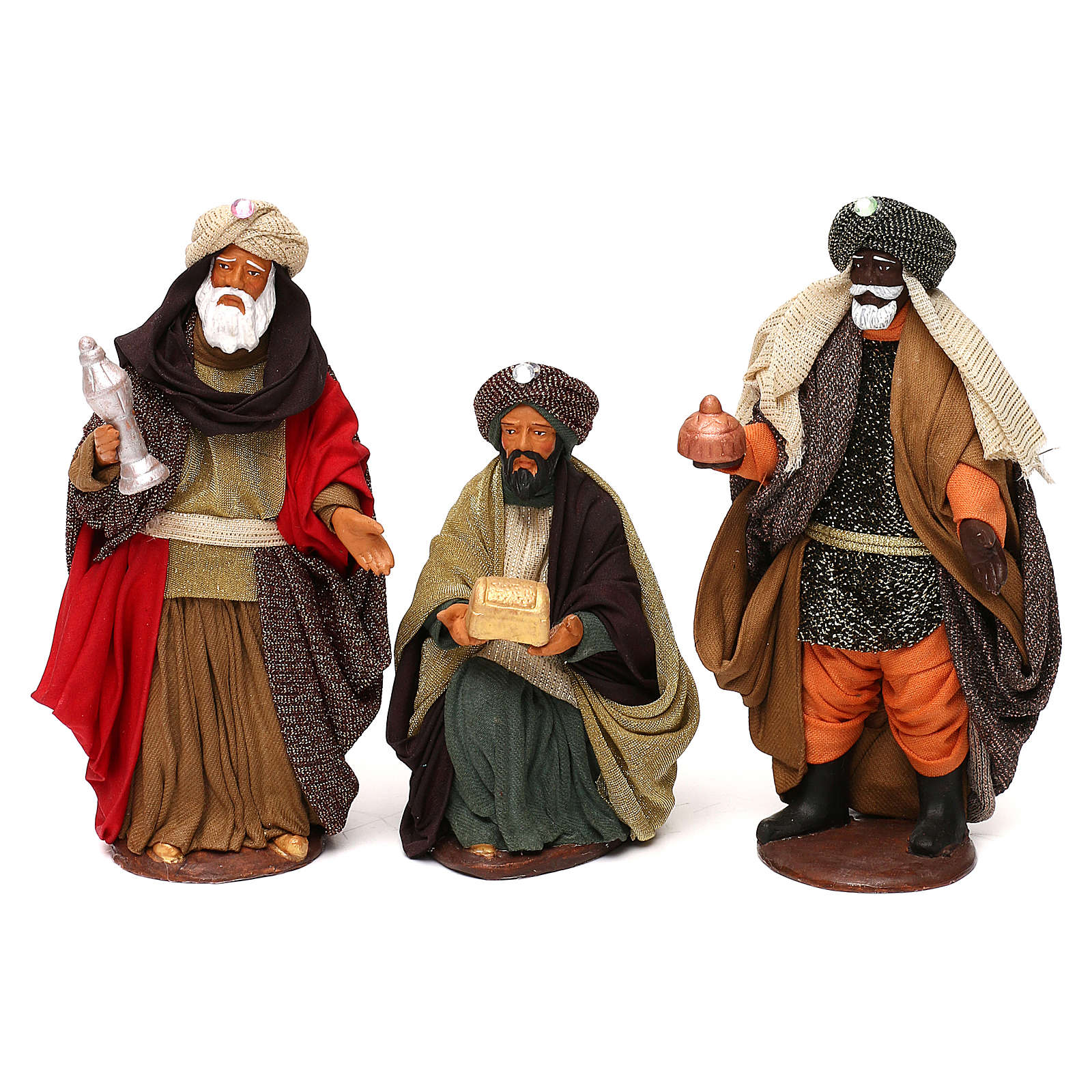 Rois Mages Terre Cuite  Vente En Ligne Sur Holyart destiné Cadeaux Rois Mages 