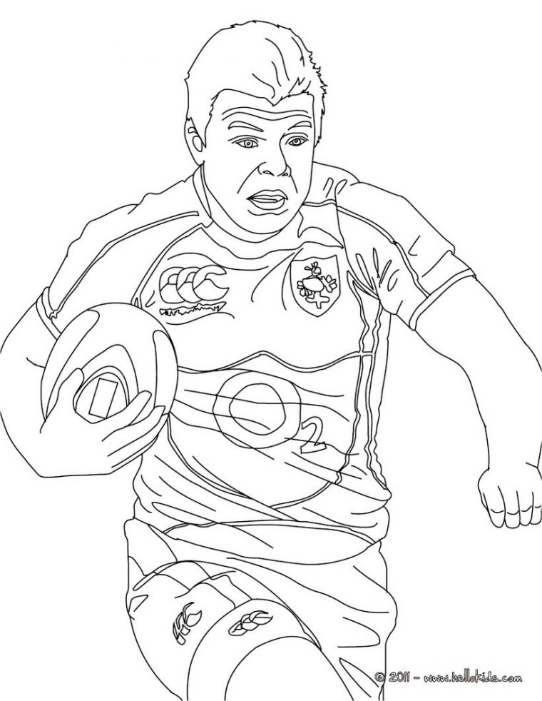 Rugby Coloring Pages – Coloring Home intérieur Dessin Rugby