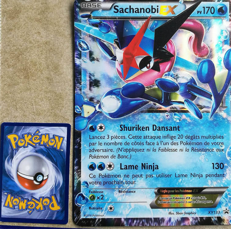 Sachanobi Ex - Jumbo - Carte Pokémon Xy133 Cartes Jumbo Xxl destiné Imprimer Pokemon Ex 