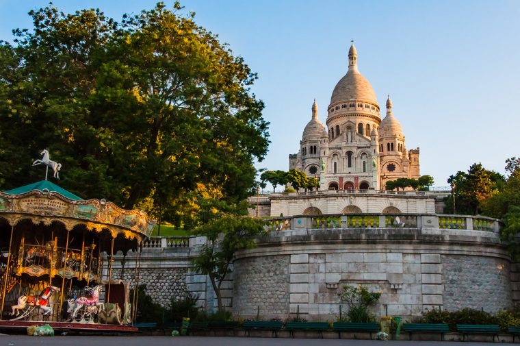 Sacre Coeur From Below  The View Of The Sacre Coeur dedans Coeur Coeur Coeur