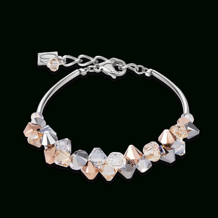 Sale Coeur De Lion Bracelet Swarovski® Crystals encequiconcerne Coeur Coeur Coeur