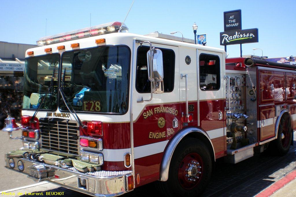 San Francisco - Camion De Pompier - Californie à Camion Pompier 