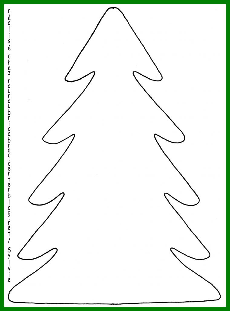 Sapin À Colorier – Centerblog intérieur Dessin D Un Sapin De Noel