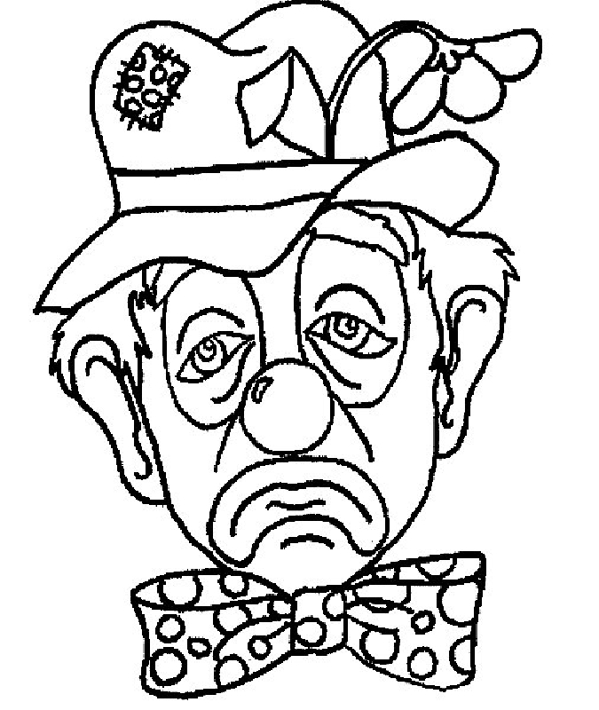 Scary Clowns Coloring Pages - Coloring Home pour Coloriage Clown