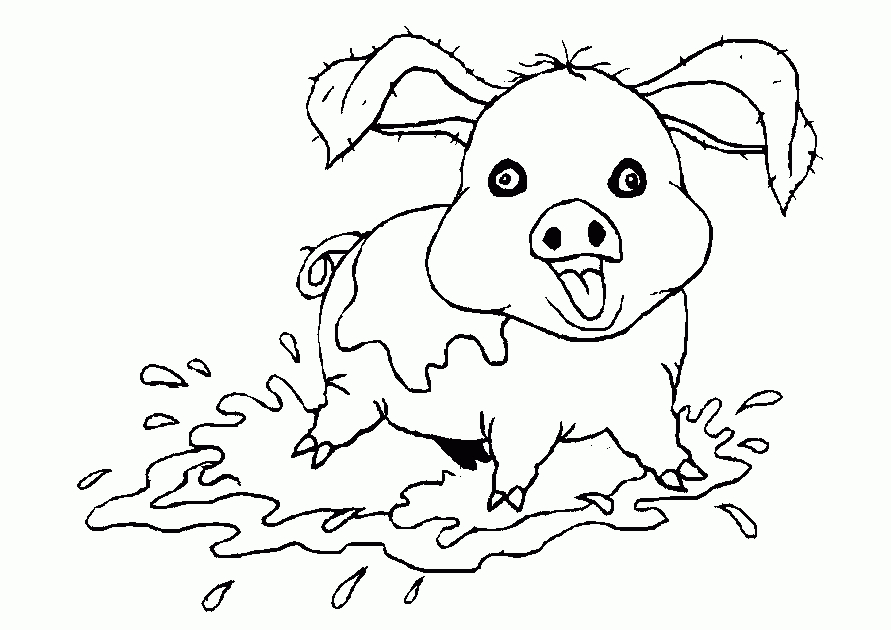 Sélection De Coloriage Cochon À Imprimer Sur Laguerche encequiconcerne Coloriage Cochon 
