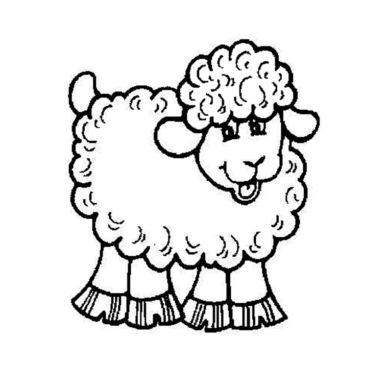 Sélection De Coloriage Mouton À Imprimer Sur Laguerche encequiconcerne Le Mouton Dessin 