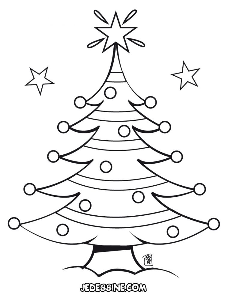 Sélection De Coloriage Sapin De Noel À Imprimer Sur à Sapin Coloriage Imprimer