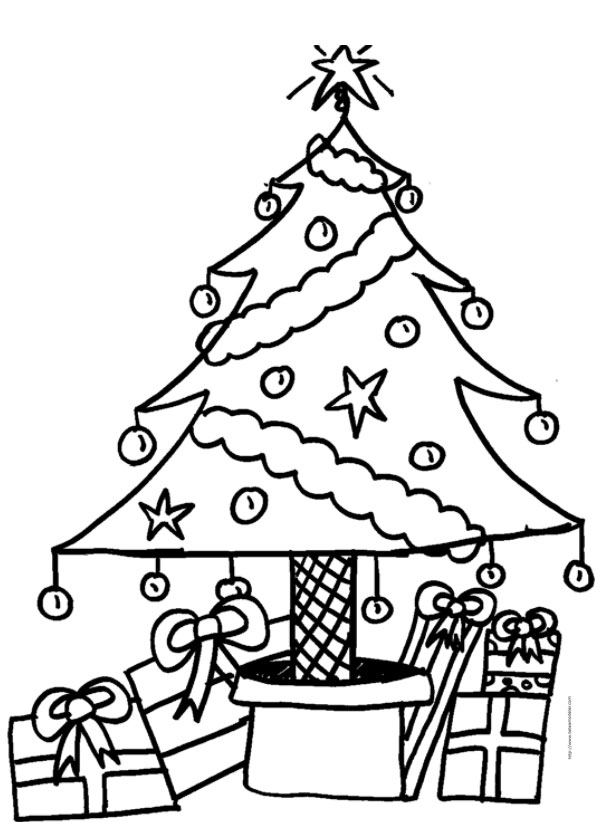 Sélection De Coloriage Sapin De Noel À Imprimer Sur pour Sapin À Colorier 