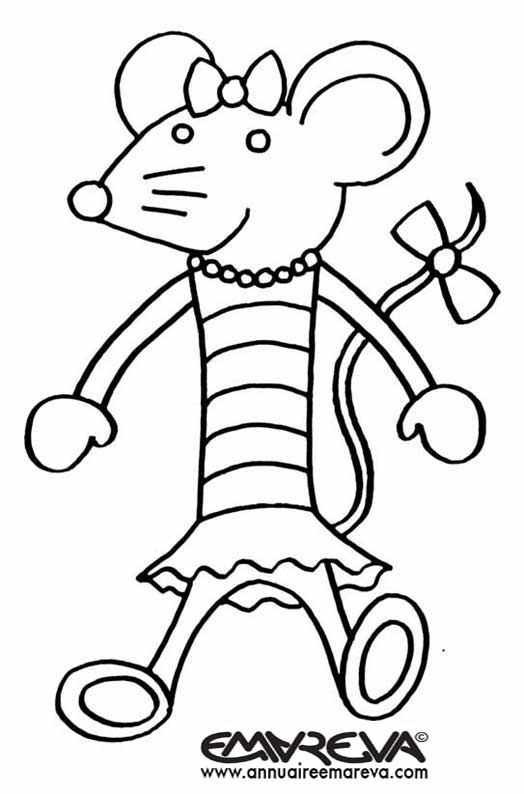 Sélection De Coloriage Souris À Imprimer Sur Laguerche pour Coloriage Souris 